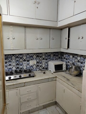 Kitchen in 2 BHK Builder Floor at Anand Niketan – for Rent