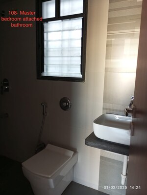 Bathroom in 2 BHK Apartment at Ten United Athashri, Dhanori – for Rent