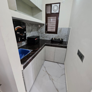 Kitchen in 2 BHK Builder Floor at Chattarpur – for Rent