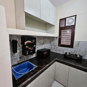 Kitchen in 2 BHK Builder Floor at Chattarpur – for Rent