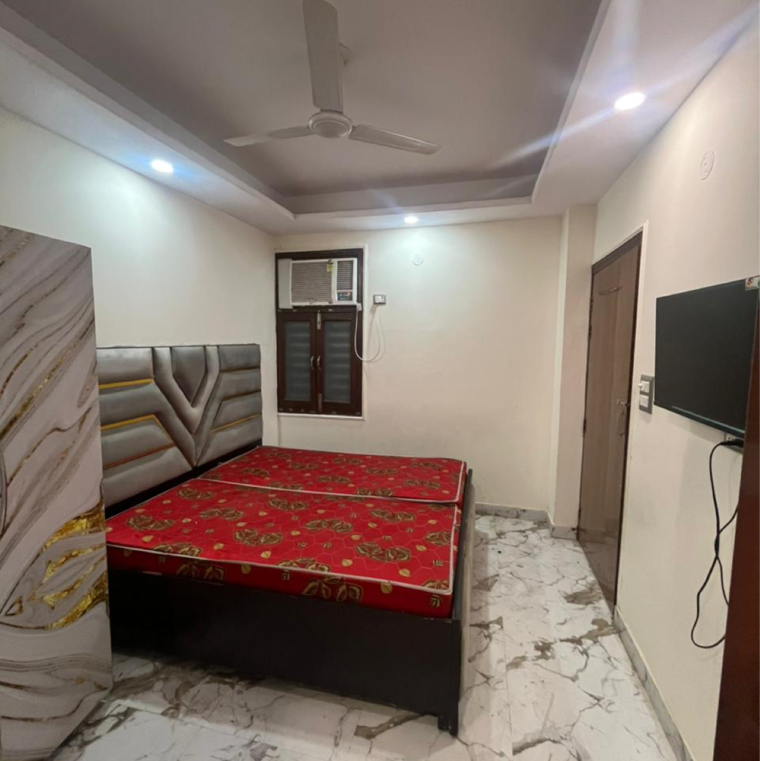 Bedroom, chattarpur 1 Bedroom 500 Sq.Ft. Builder Floor In Chattarpur Delhi 9442217