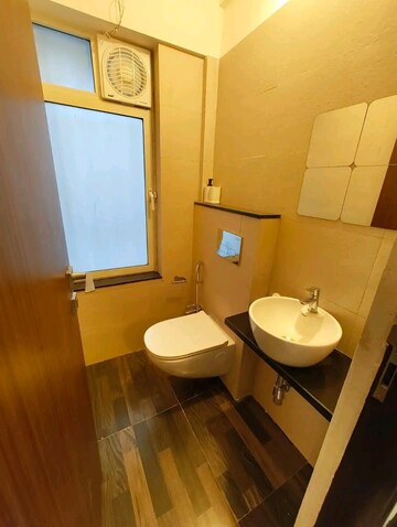 Bathroom in 1 BHK Apartment at Omkar Signet, Malad East – for Rent