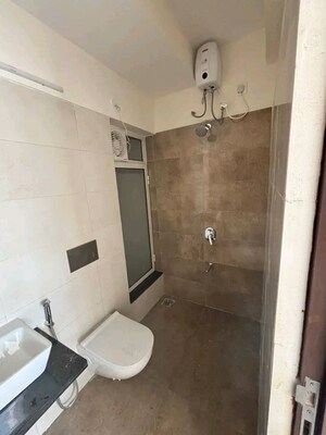 Bathroom in 1 BHK Apartment at Omkar Signet, Malad East – for Rent
