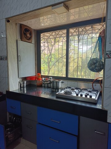 Kitchen in 1 BHK Apartment at Om Krishna CHS, Dahisar East – for Rent