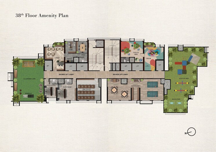 Master Plan, ravi-the-gateway 3 Bedroom 913 Sq.Ft. Apartment In Kandivali West Mumbai 9442424