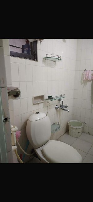 Bathroom in 1.5 BHK Apartment at Dhanraj Park Society, Wakad – for Rent