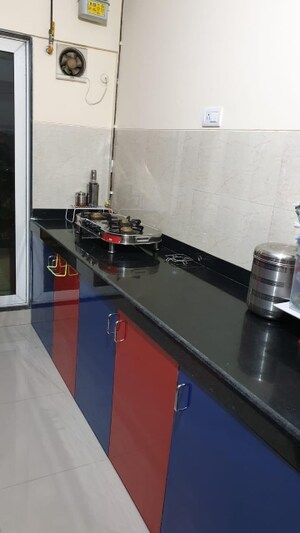 Kitchen in 3 BHK Apartment at Belgrave Square, Thane West – for Sale