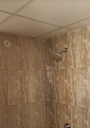 Bathroom in 2 BHK Apartment at Shapoorji Pallonji Joyville Phase 2, Sector 102 – for Rent