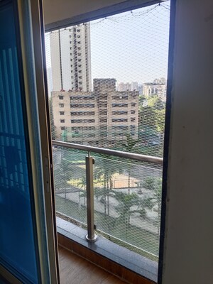 Balcony in 2 BHK Apartment at Nav Highland CHS, Balkum Pada – for Sale