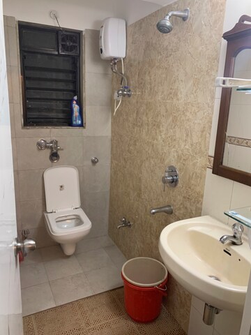 Bathroom in 2 BHK Apartment at Vastulabh CHS, Andheri East – for Rent