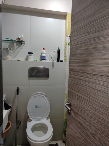 Bathroom in 2 BHK Apartment at Group Seven Rushi Heights, Goregaon East – for Rent