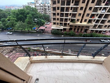 Balcony in 1 BHK Apartment at K Raheja Heights, Malad East – for Rent