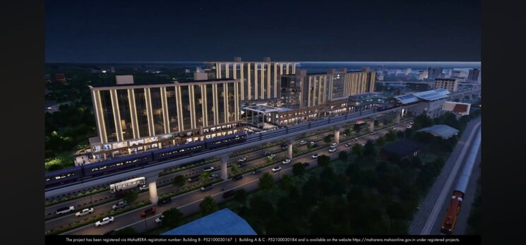 Exterior View, geras-imperium-gateway Commercial Office Space 250 Sq.Ft. In Bhosari Pune 9443019