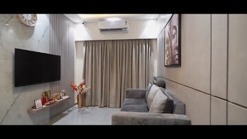 Living Room in 1 BHK Apartment at Dhanlaxmi Dhananjay Hill View, Nalasopara West – for Sale