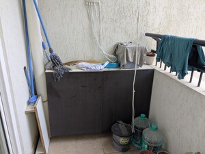 Bathroom in 2 BHK Apartment at Prestige Lakeside Habitat, Varthur – for Rent