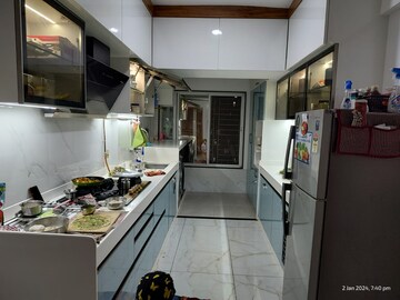 Kitchen in 3 BHK Apartment at GK Rose County, Pimple Saudagar – for Rent