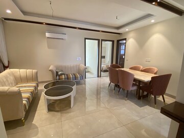 Living Room in 3 BHK Builder Floor at Motia'z Harmony Greens, Dhakoli – for Sale