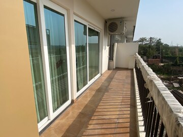 Balcony in 3 BHK Builder Floor at Motia'z Harmony Greens, Dhakoli – for Sale