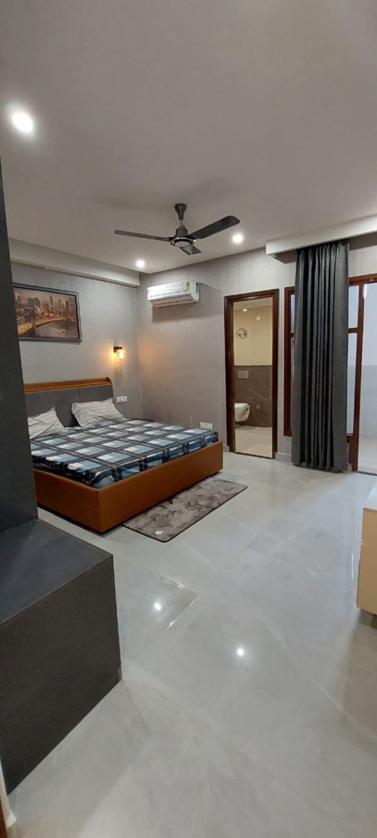Bedroom, vip road 3 Bedroom 1650 Sq.Ft. Builder Floor In Vip Road Zirakpur 9443794