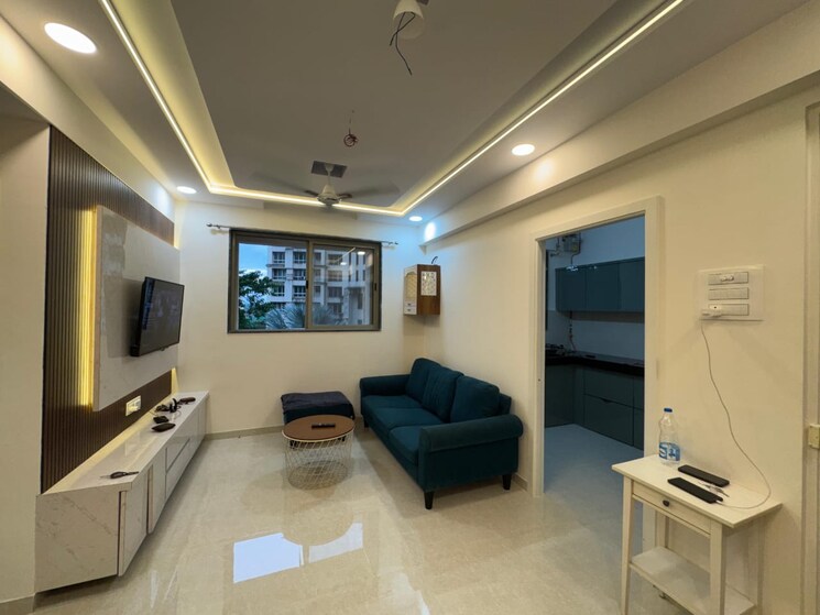 Living Room, soham-tropical-lagoon 3 Bedroom 1000 Sq.Ft. Apartment In Ghodbunder Road Thane 9443851