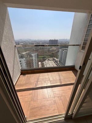 Balcony in 2 BHK Apartment at Rahul Downtown, Punawale – for Rent