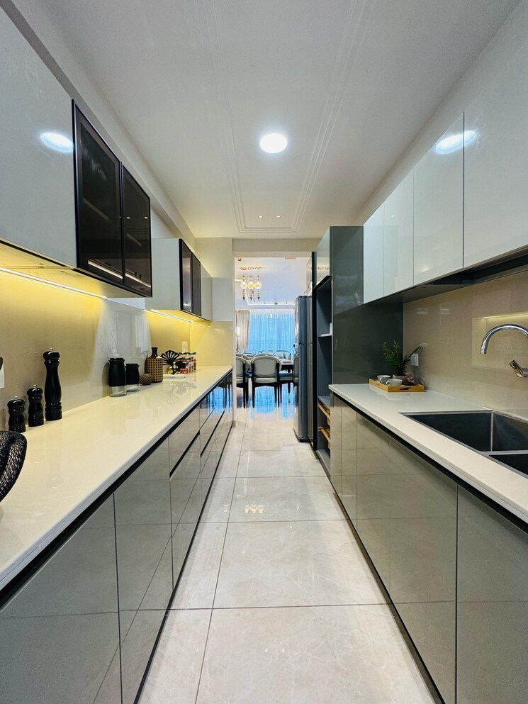 Kitchen, aditya-palm-court 3 Bedroom 1698 Sq.Ft. Apartment In Vip Road Zirakpur 9443983