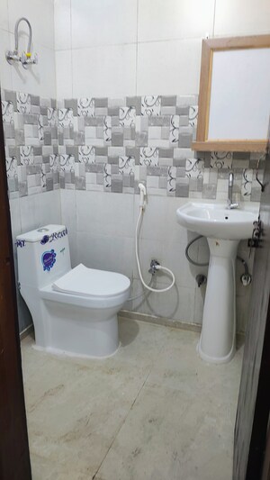 Bathroom in 2 BHK Builder Floor at Pratap Vihar GDA Flats, Pratap Vihar – for Sale