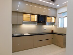 Kitchen in 3 BHK Apartment at Aurobindo The Regent, Kondapur – for Rent