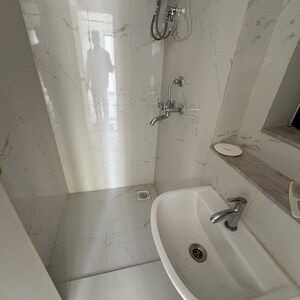 Bathroom in 1 BHK Apartment at Runwal Gardens Phase 3, Kalyan Shilphata Road – for Sale
