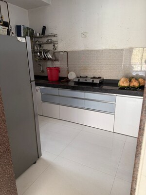 Kitchen in 3 BHK Apartment at Acme Ozone, Manpada – for Rent