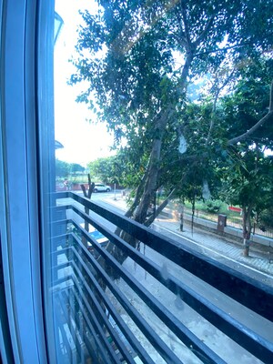 Balcony in 3 BHK Builder Floor at Indraprastha – for Rent