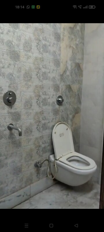Bathroom in 3 BHK Builder Floor at Pitampura – for Rent