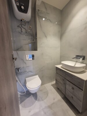 Bathroom in 3.5 BHK Builder Floor at Dlf Phase ii – for Rent