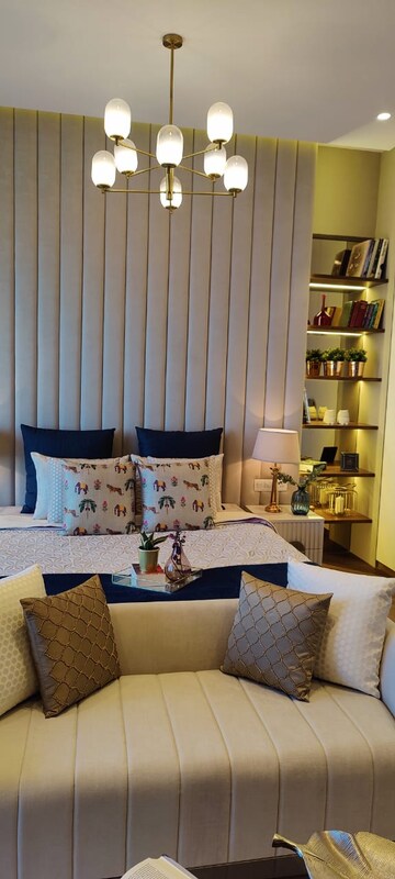 Team Area in 3 BHK Apartment at Enpar Lotus Residency, Lower Parel – for Rent