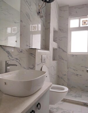 Bathroom in 4 BHK Apartment at Aradhya Homes, Sector 67a – for Rent