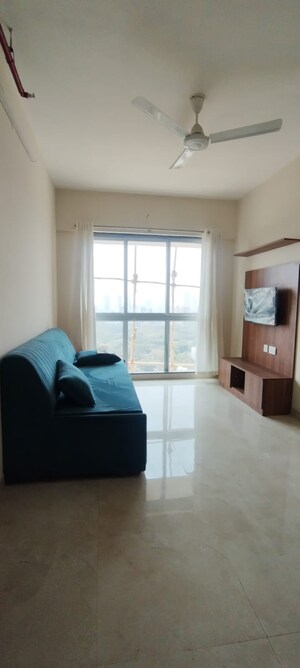 Living Room in 1 BHK Apartment at Sethia Imperial Avenue, Malad East – for Rent