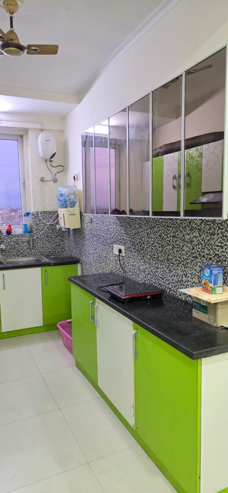 Kitchen, mona-greens 3 Bedroom 1850 Sq.Ft. Apartment In Ghazipur Zirakpur 9444820