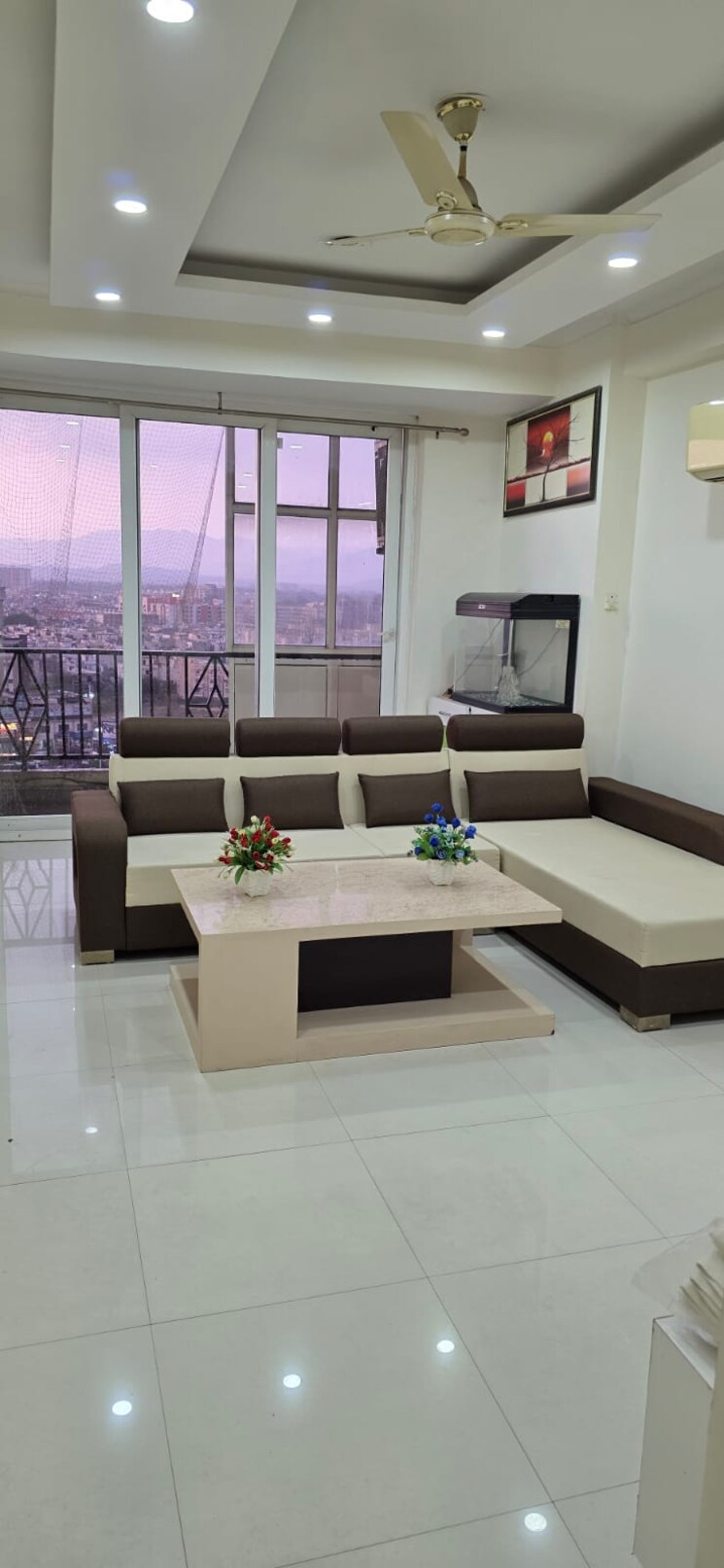 Living Room, mona-greens 3 Bedroom 1850 Sq.Ft. Apartment In Ghazipur Zirakpur 9444820