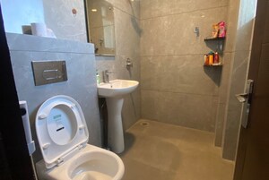 Bathroom in 2 BHK Apartment at International Airport Road – for Rent