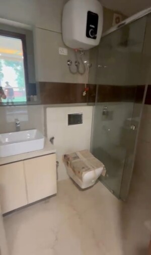 Attached Bathroom in 4 BHK Builder Floor at Sushant Lok I – for Rent
