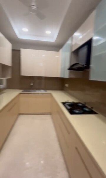 Kitchen in 4 BHK Builder Floor at Sushant Lok I – for Rent