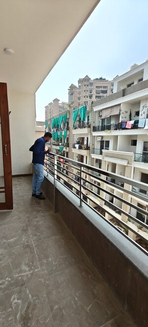 Balcony in 3 BHK Builder Floor at RPS Palm Drive, Sector 88 – for Rent