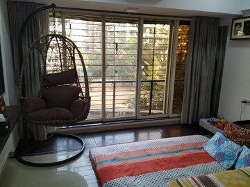 Bedroom in 1 BHK Apartment at Ahuja Sea Crown, Kandivali West – for Rent