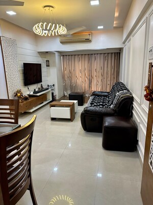 Living Room in 1 BHK Apartment at Gundecha Marigold, Kandivali East – for Sale
