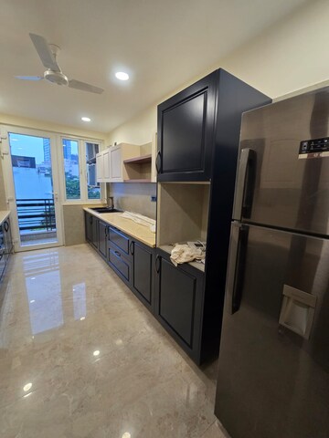 Kitchen in 4 BHK Builder Floor at Sushant Lok I – for Rent