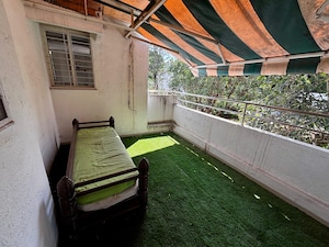 Balcony in 6 BHK Villa at National CHS, Aundh – for Rent