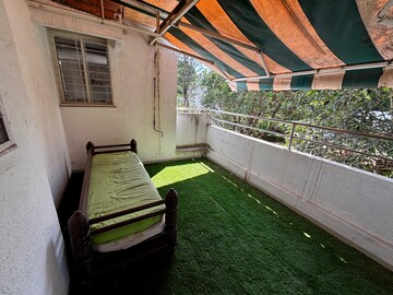 Balcony in 6 BHK Villa at National CHS, Aundh – for Rent