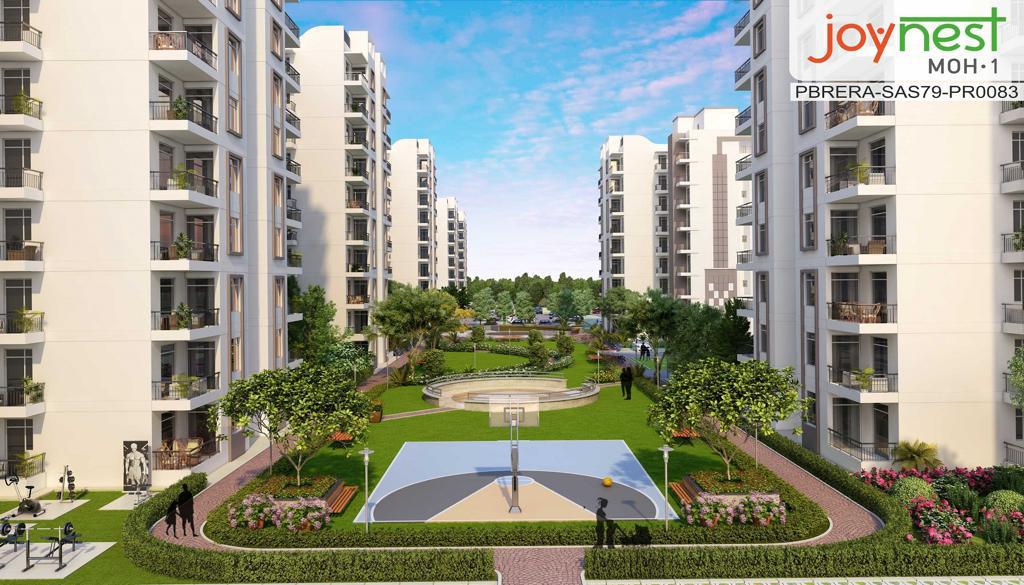3 BHK + Pooja Room 1355 Sq.Ft. Apartment in Sushma Joynest MOH
