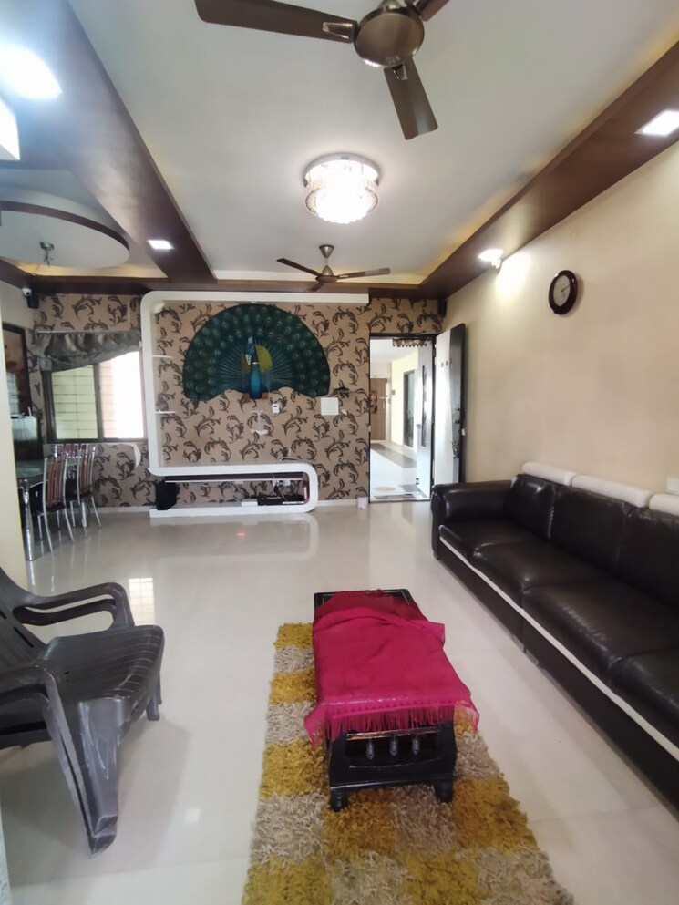 Living Room, millennium-avanish-phase-i 2 Bedroom 1250 Sq.Ft. Apartment In Sector 10a Airoli Navi Mumbai 9445329