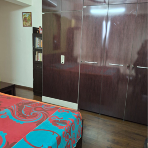 Bedroom in 1.5 BHK Apartment at Amal Aspen Park, Sonawala Industry Estate – for Sale